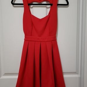 Cute Open Back Heart Dress